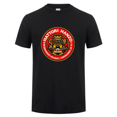 Męski T-shirt Hattori Hanzo Letni Bawełniany Chłodny Klasyczny T-shirty Unisex Koszula Codzienna Top Noszenie DY-024
