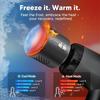 Electric Deep Tissue Massage Gun Mini Cold Heat Massage Gun for Arms Back Legs & Full Body, Portable Device for Sport