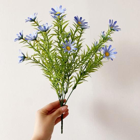 1 Bouquet Realistic Artificial Flower 15 Forks Fade-resistant No Watering Lifelike Artificial Plant Home Decoration Adult Sex Wear