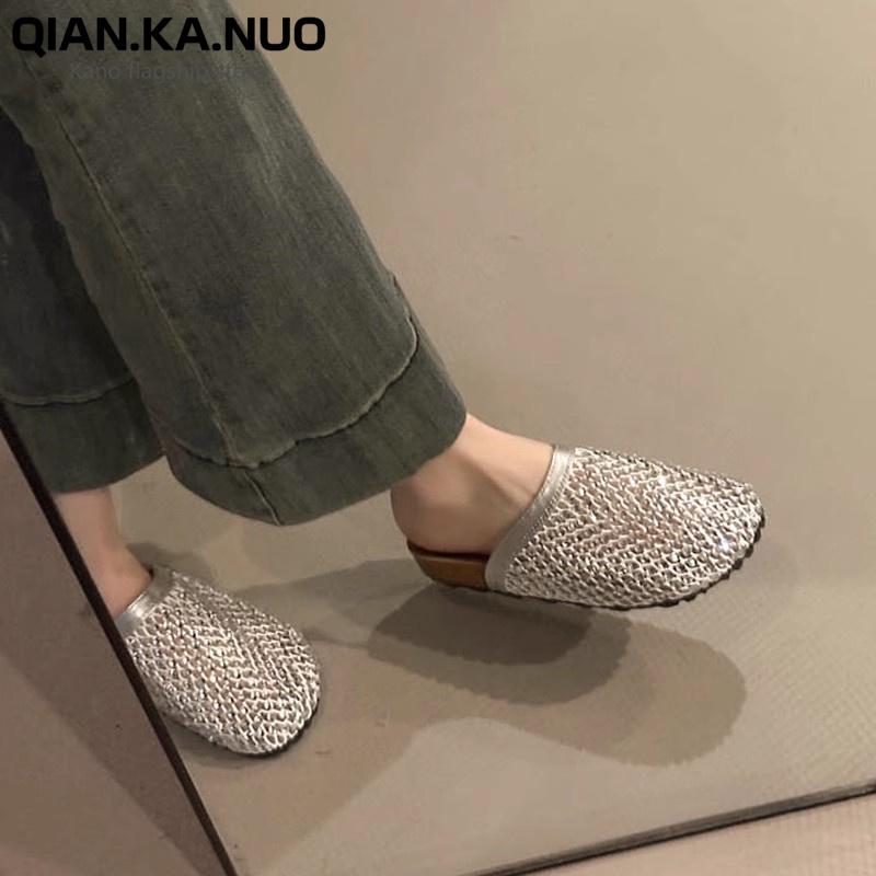 Fashion Female Shoes Slippers Soft Cover Toe Slides Fashion 2025 Comfort Summer Luxury Casual Leisure Slippers Casual Cover Toe Shoes Sl