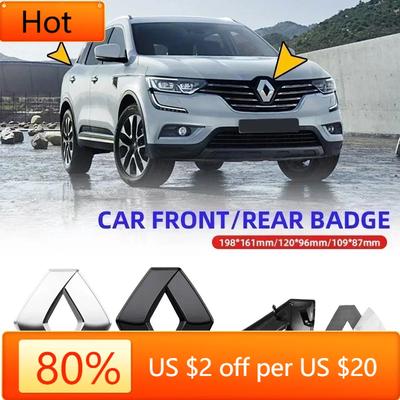 Adesivos Internos 3D ABS Logo Emblema Renault Adesivo Frontal do Carro Emblema do Porta-malas Traseiro Para Renault Grand Scenic XMOD Megane Clio 4 Lagu