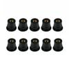 Damper Panel Nuts Fixing 6mm Replaces Replacement 10PCS / KIT Rubber + Brass