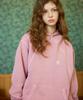 Heretic Garment Dyded Wave Hoodie / Pink