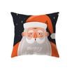 Christmas Theme Cute Santa Claus Print Pattern Cushion Cover Home Living Room Sofa Decoration Pillow Pillow Cover