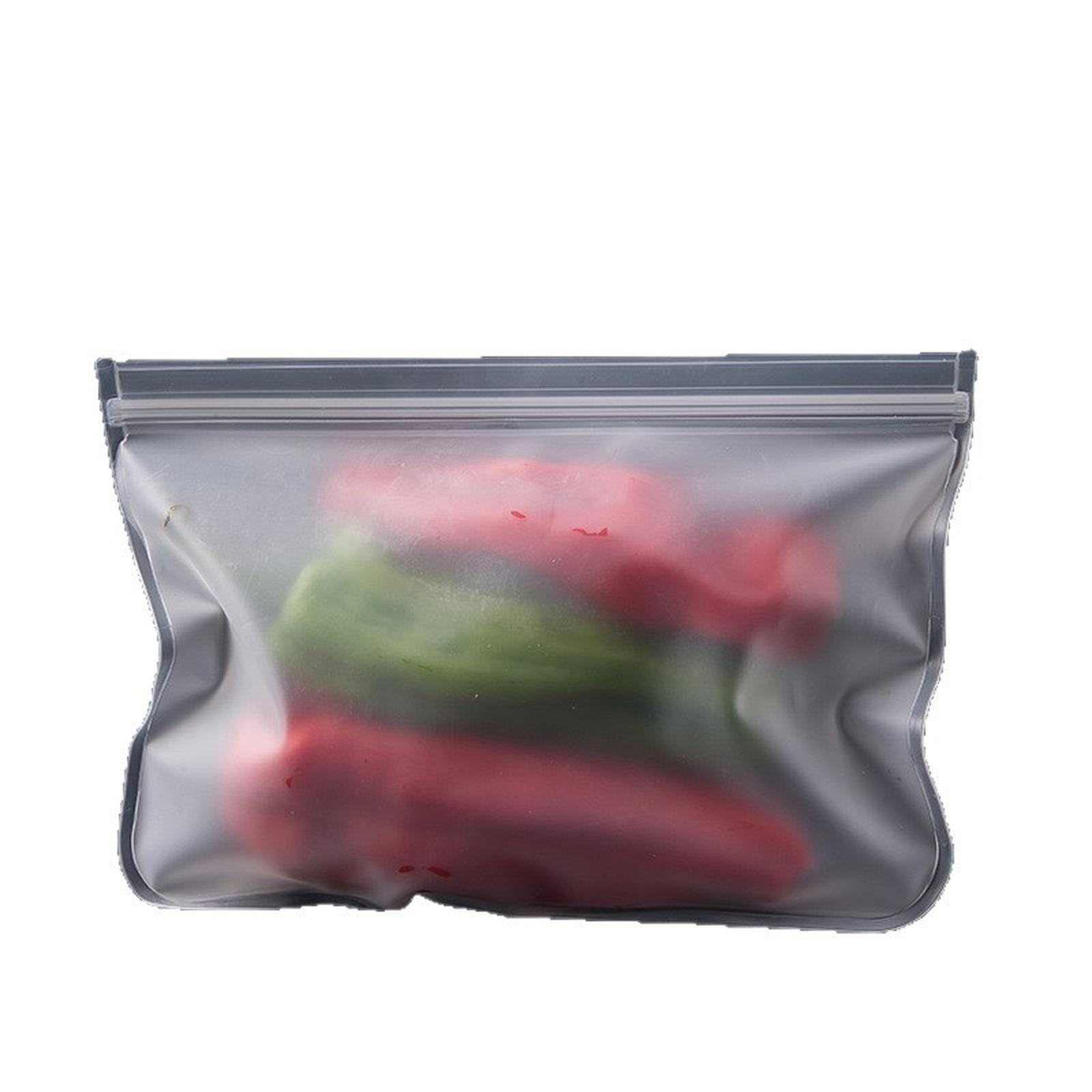 EVA Reusable Food Storage Bags, Leakproof Fresh-Keeping Bags for Fridge Vegetables