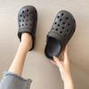 Hole shoes women's non-slip year new lazy beach bag head semi-cool slippers women's summer wear