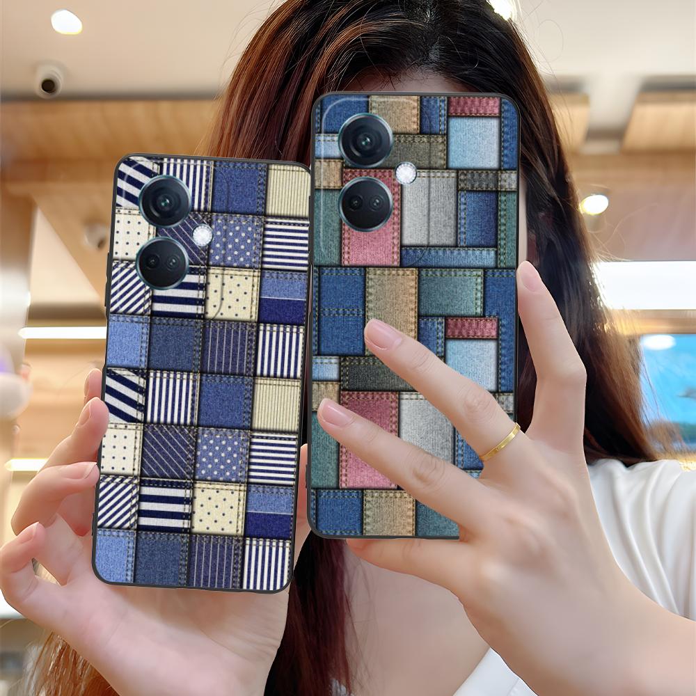 Jeans Texture Mobile Phone Case for OPPO Find X9 X8 X7 X6 X5 X3 X2 Plus S Pro Ultra Lite Colorful Printing Cover Luxury Cover