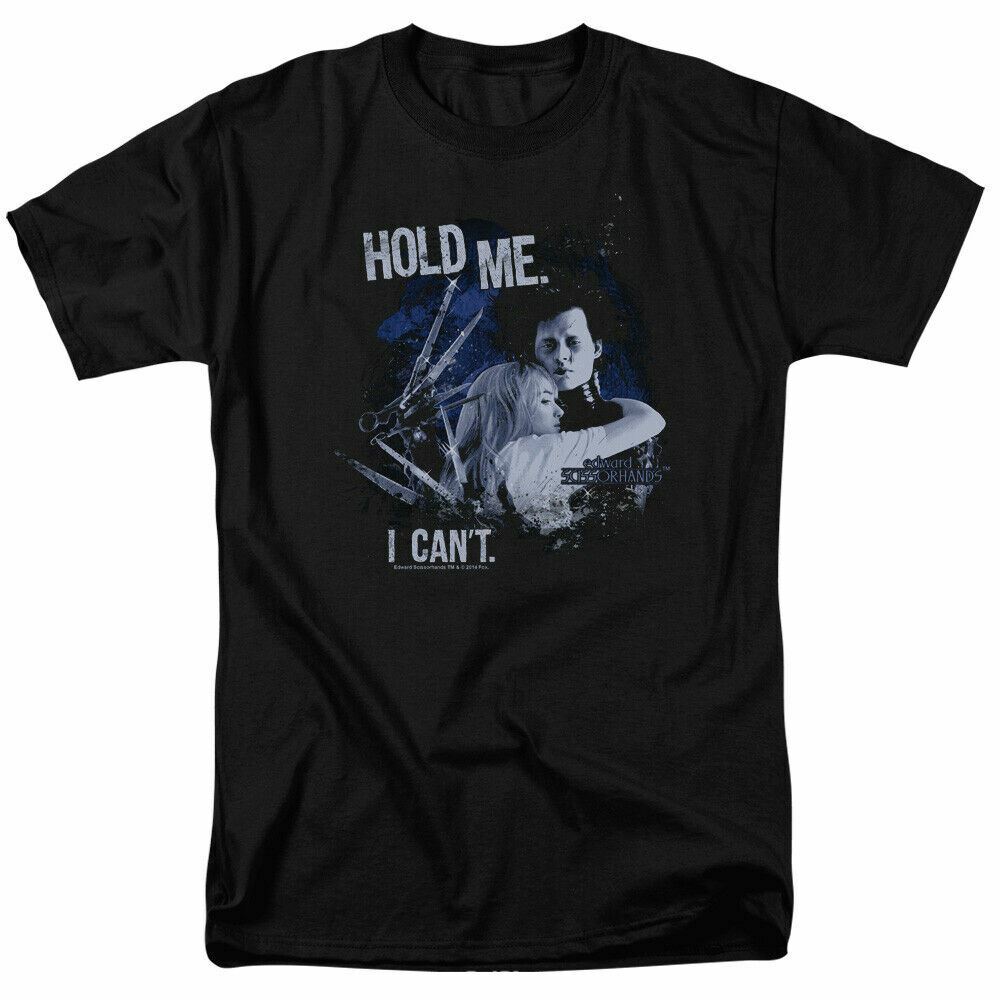 26 Edward Scissorhands Hold Me T Shirt Mens Licensed Classic 80s Movie Tee Black Unisex T-Shirt XXXL