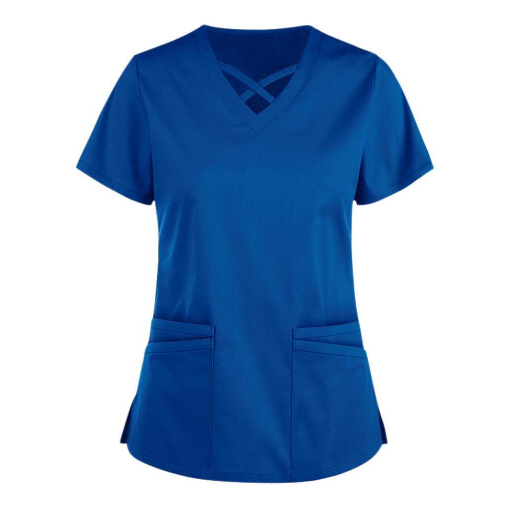 Operating Room Short Sleeve Hand Washing Top - Women's Nurse/Surgeon Isolation Gown