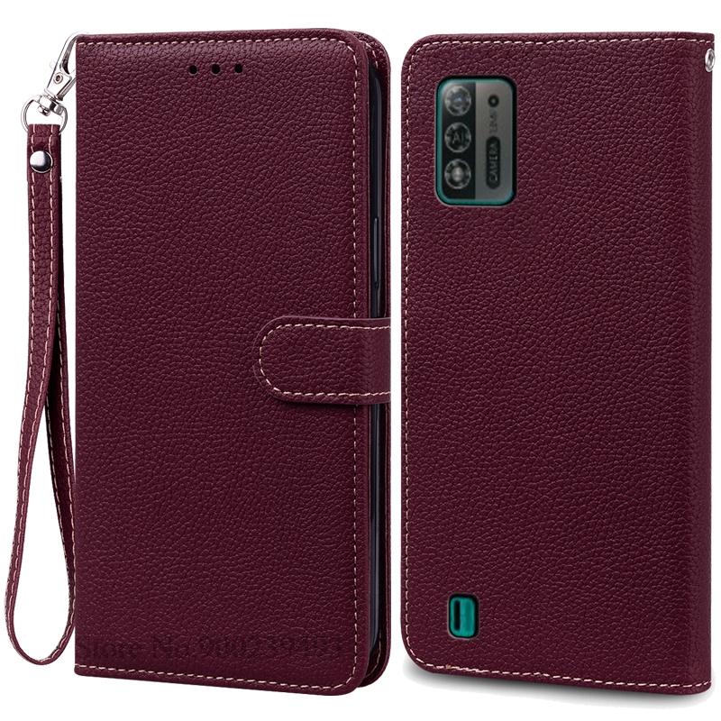 A52 Lite Pouzdro Pro ZTE Blade A52 Lite Pouzdro Měkké Silikonové Peněženkové Kožené Vyklápěcí Pouzdro Pro ZTE Blade A52 Lite Pouzdro TPU Zadní Kryt Etui