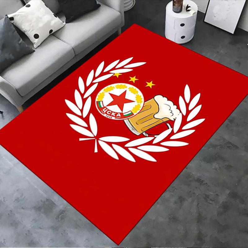 PFC CSKA Sofia Carpet Rug for Living Room Bedroom Home Sofa Decoration,Kids play Non-slip Floor Mat