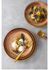 Nordic Style Wood-Fired Ceramic Dinner Plate - Retro Western Steak & Pasta Plate