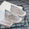 Sommerschuhe für Jungen und Mädchen, weiche Sohle, sportliche leichte flache Schuhe, rutschfeste, einfarbige, lässige Schuhe aus ausgehöhltem Netzgewebe