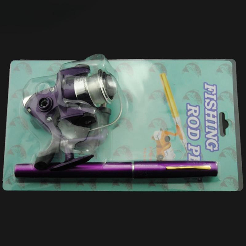 1M Pen Rod Set Mini Spinning Reel Fishing Rod Telescopic Pocket Fishing Rods Fishing Rod Set