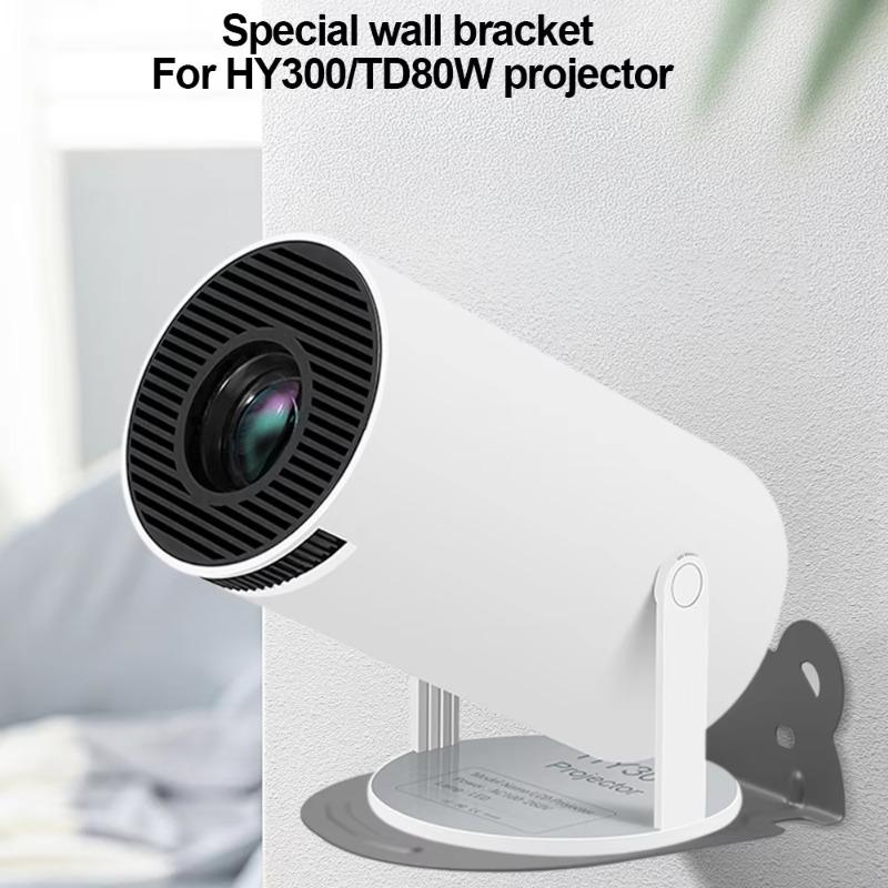 Supporto Multifunzione per Proiettore a Fascio Supporto da Parete per Proiettore Staffa Metallica Compatibile con Proiettore HY300 TD80W
