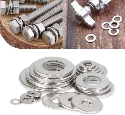 180 Stück Aluminium-Flachdichtring-Set M2-M10 Verschiedene Größen Metrische Norm-Unterlegscheiben Dichtringe für Heimwerker Auto Sanitär Maschinenreparatur