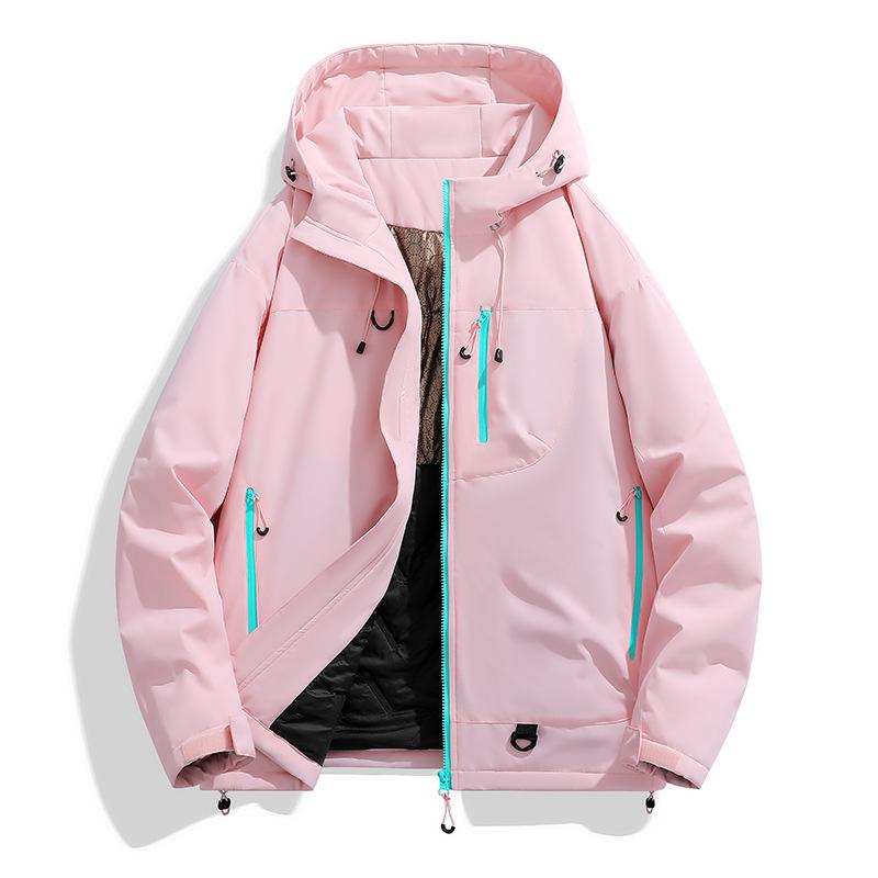 Giacca Unisex 3-in-1 Antivento & Impermeabile da Esterno per Escursionismo & Alpinismo per Primavera & Autunno