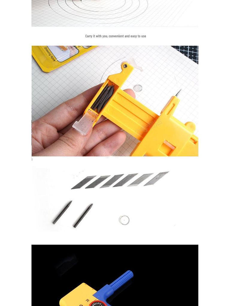 Circle Cutter Compass Knife: Versatile Tool for Model Paper-Cutting and Drawing Circles