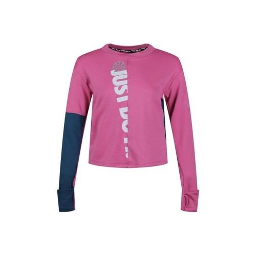 

Nike Women s Pink American-Style Cropped Sports Sweatshirt EU S рожевий