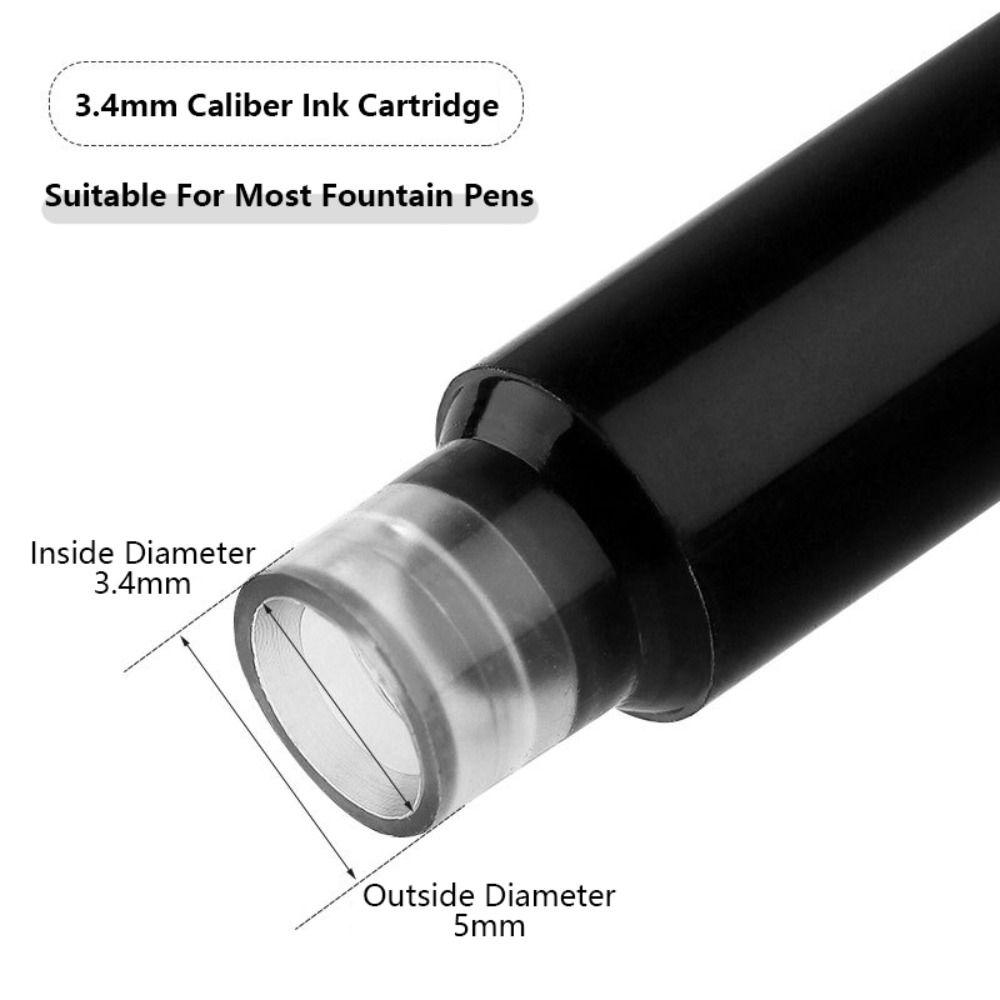 10 BUC/Set Material Plastic Rezerve Stilou Calibru 3.4mm Cerneală Generală Stilou Cerneală Studenți