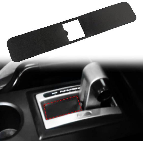 JDMON Compatible with AUTO Shifter Trim Blind Cover Shifter Protective Cover Ford Mustang 2006 2007 2008 2009 Automatic Shifter Trim Panel Shutter