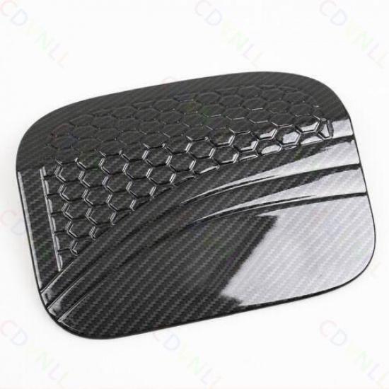 Gas Tank Cap Cover Fuel Filler Cover For Honda Civic 2016- ABS Carbon Fiber
