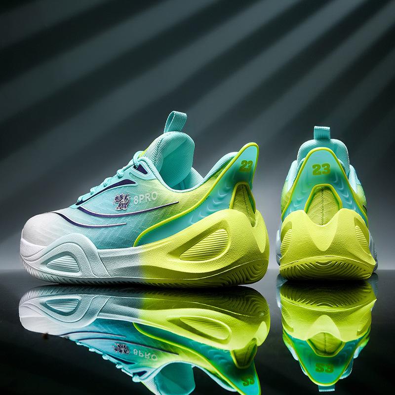 2025 new professional training basketball shoes breathable mesh non-slip comfortable shock absorber cement nemesis super wear-resistant