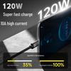 120W Braided Super Fast 10A Flash Charge Type-C Cable for Huawei Honor