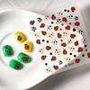 Polka Dot Ladybug 3D Nail Stickers - Waterproof & Self-Adhesive, Mix & Match