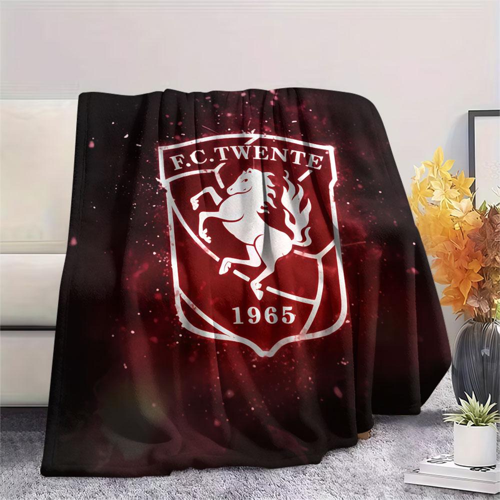 FC. Coperta in Flanella Twente, Alta qualità, Confortevole per Tutte le Stagioni, Decorazione per la Casa, Calore e Comfort