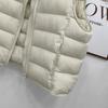 Women's Sleeveless Vest Stand Collar Casual Puffer Gilet Loose Fit Short Down Vest Fall Winter Outerwear