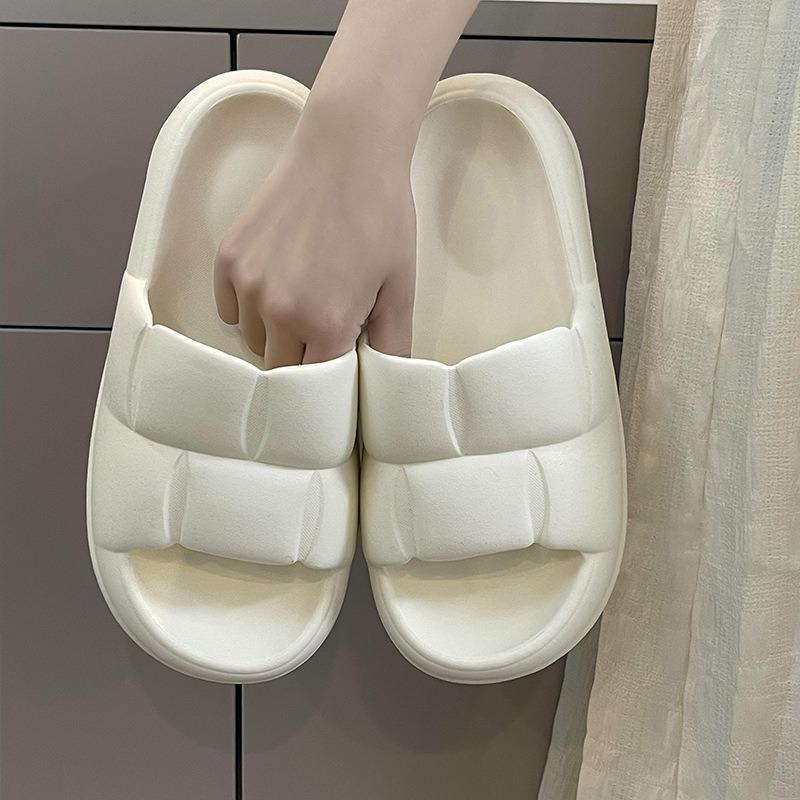 New summer cool slippers men's thick-bottomed indoor bathroom bath couple home household slippers women