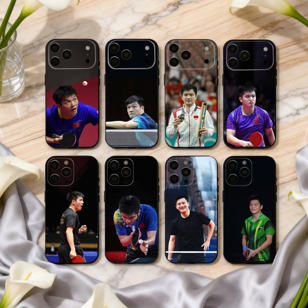 Dedicated Fan Zhendong Sport Phone Case For iPhone 17,16,15,14,13,12,11 Plus,Pro Max,XS,Soft Silicone Black Cover