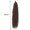 Heat Resistant Fiber Deep Wave Wig Ombre Marly Hair Synthetic Crochet Hair Kinky Curly Hair