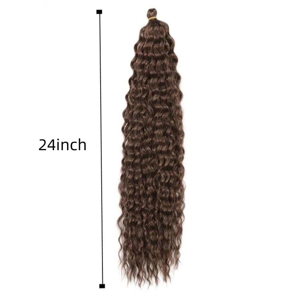 Heat Resistant Fiber Deep Wave Wig Ombre Marly Hair Synthetic Crochet Hair Kinky Curly Hair