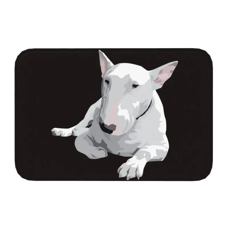 Staffordshire Bull Terrier Dog Door Floor Kitchen Bath Mats Outdoor EBT Cute Love Doormat Garage Entrance Rug Carpet Footpad