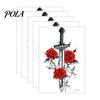 5 Sheets Tattoo Stickers, Skin-Friendly Temporary Tattoos for Adults And Kids, Easy To Apply Hypoallergenic Non-Irritating Body Art for Events And