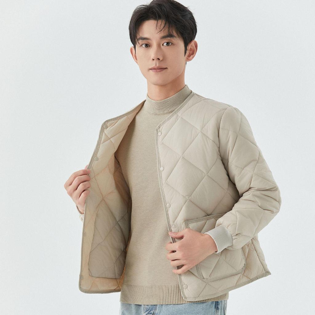 Winter Men's Students Fattened and Enlarged Thickened and Padded Warm Long-sleeved Cotton Clothing Men's Cotton Clothing Tops 2333