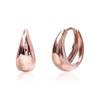 [Luvre Paris] Remi Simple Hoop Earrings - Pink Gold