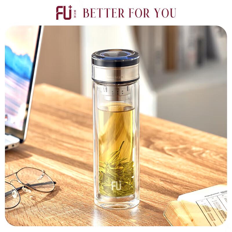 Fuguang Tai Series Double-Layer Glass Tea Infuser