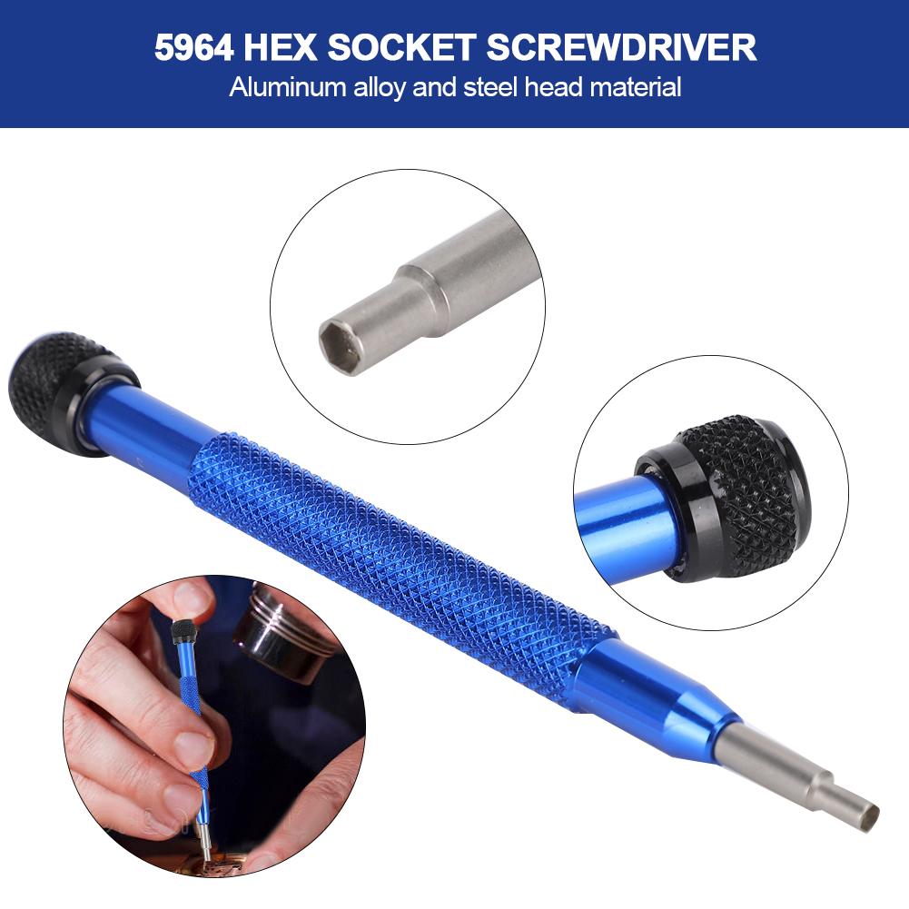 5964 Hex Socket Professional Screwdriver Watch Repairing Maintenance Accessory