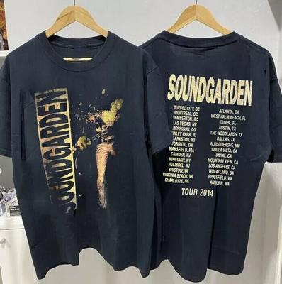 Vintage 2014 Soundgarden 2014 Tour T-Shirt, Größe S-4XL