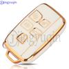 5Buttons TPU Auto Key Shell Case Cover for Land Rover Range Evoque Freelander Velar Discovery 4 Jaguar XE XJ XF Guitar