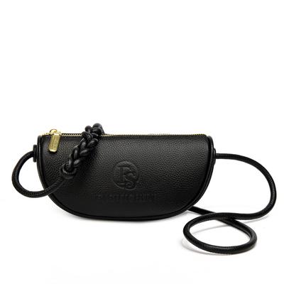 Fashion Mini Bags Trend Designer Handbags Women'S Genuine Leather Casual Lady Shoulder Black Crossbody Bag For Girl