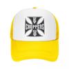 Personalized West Coast Iron Cross Choppers Baseball Cap Outdoor WoUnisex Unisex's Adjustable Trucker Hat Spring Snapback Caps