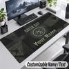Custom Name Text Mouse Pad Green Day Personalized Desk Pad For Work And Gaming