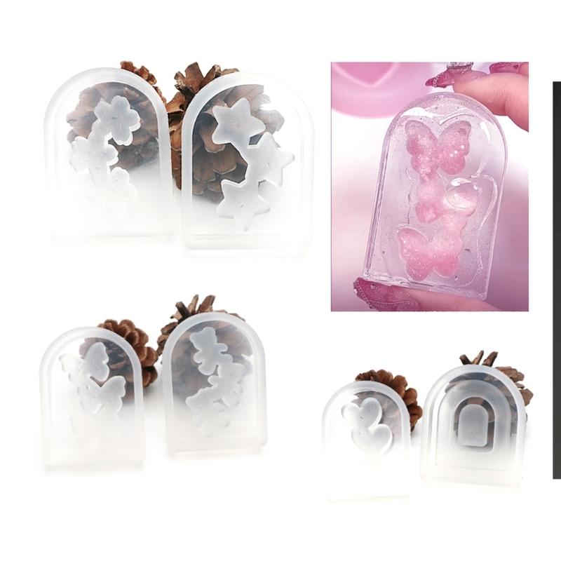 Convenient Silicone Mold Practical Car Ornaments Mould Epoxy Resin Jewelry Pendants Making Molds for DIY Enthusiasts