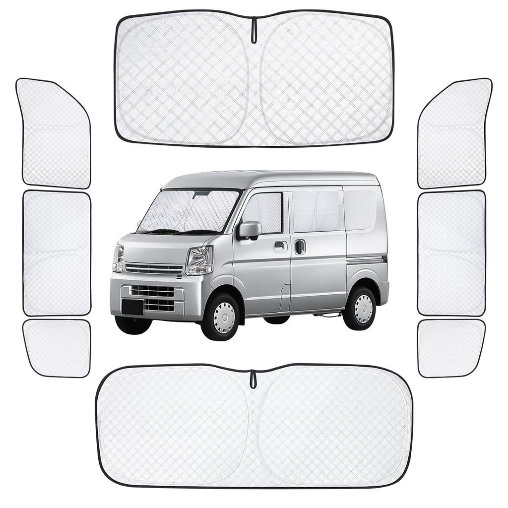 ZATOOTO SUZUKI Every DA17 Sunshade Heat Light Full Window Car Window Camping Outdoor Sun Disaster Easy Storage Bag Included Vehicle-Specific -
