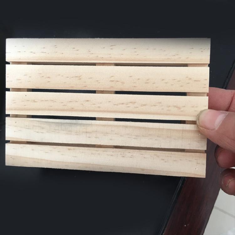 Premium Wood Beverage Coaster Natural Wooden Pallet Coasters for Bars Restaurant