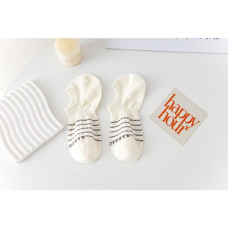 

Женские летние тонкие хлопковые впитывающие пот нескользящие не сползающие носки-невидимки 1 pair кофейный